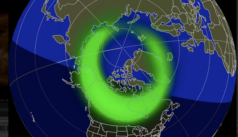 Meteo a Vancouver: le tempeste spaziali creano un’aurora boreale epica