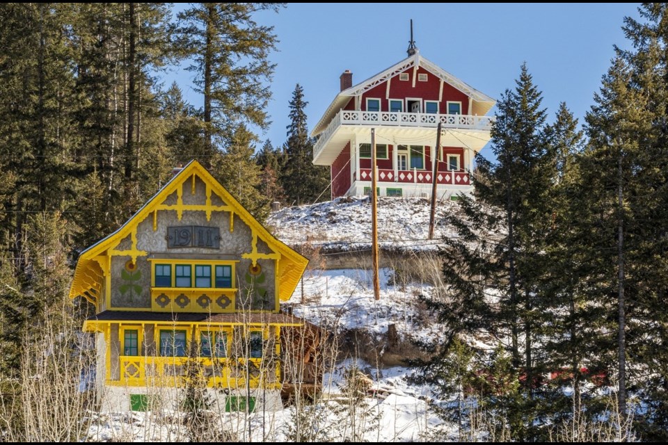 The historic homes' restoration has already won a heritage award.