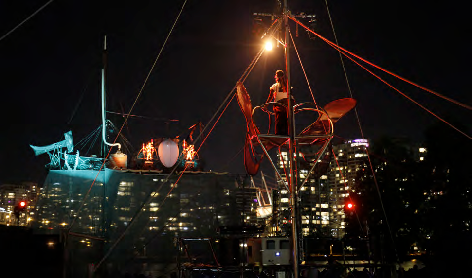 Exclusive theatre ship with epic background on sale in Vancouver