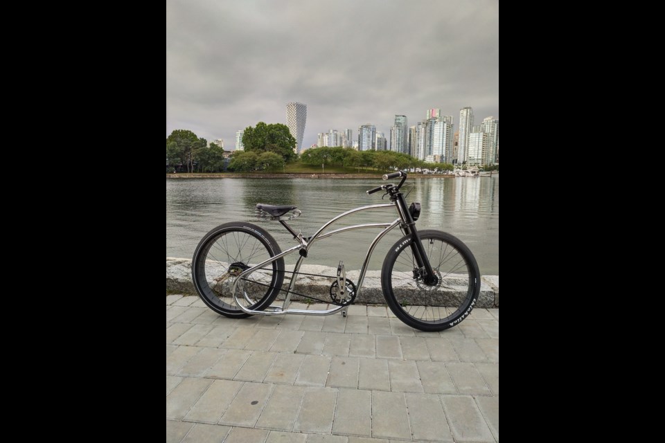 A Vancouver man is making custom chopper style e bikes Vancouver