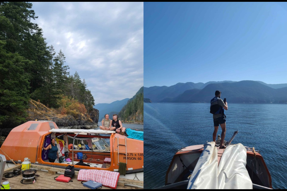 An old lifeboat used by BC Ferries is on the market.