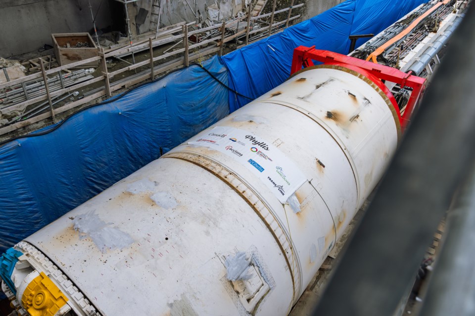 The boring machine is named Phyllis after Phyllis Munday, a woman who was born in Sri Lanka and moved to Vancouver as a child to become a nurse and mountaineer.