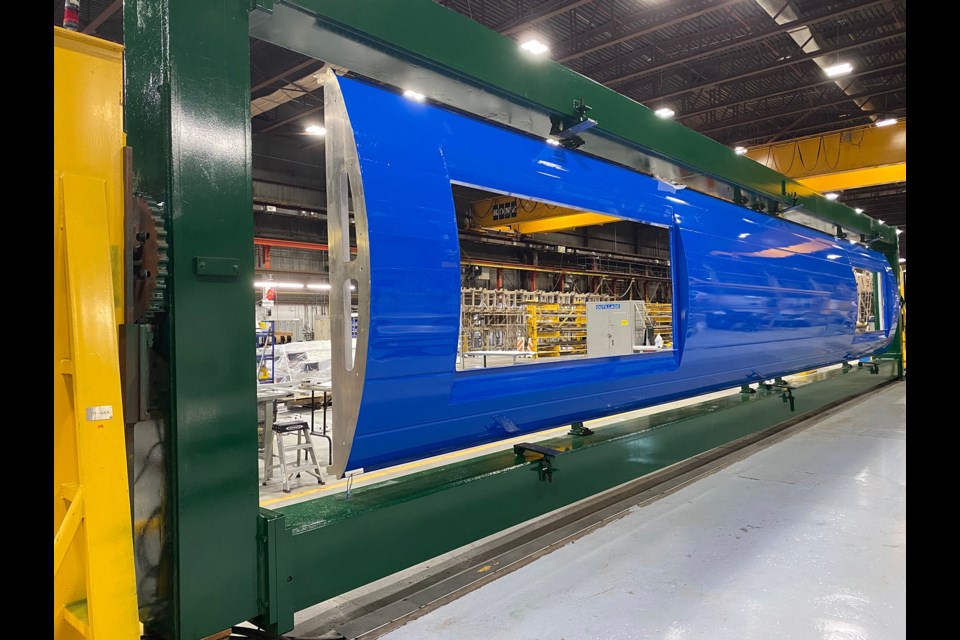 Metro Vancouver's new SkyTrain cars are being built in Quebec.