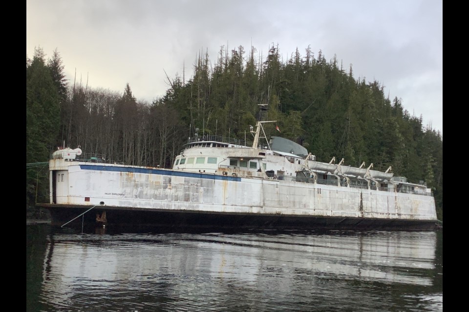 The former BC Ferries vessel the Queen of Tsawwassen is for sale.