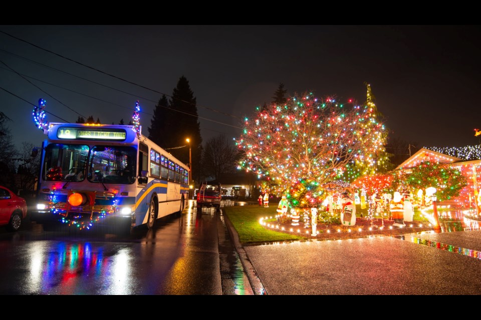 The Transit Museum Society is holding a pair of tours through Metro Vancouver to see all the Christmas light displays.