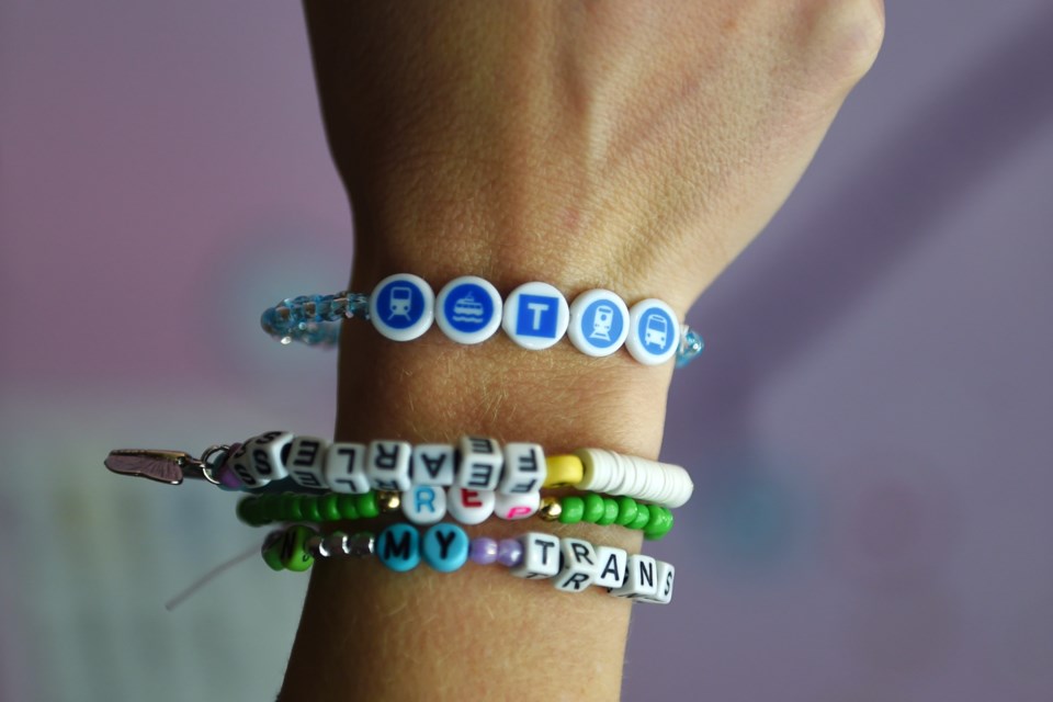 One of the things the transit agency is planning to do is hand out special TransLink-themed friendship bracelets.