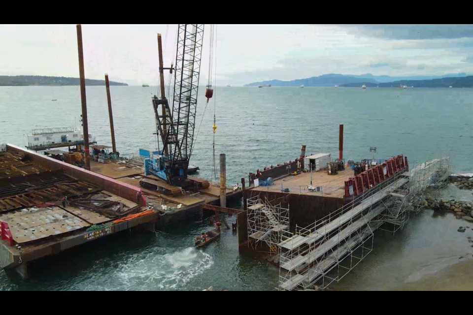 The final days of the English Bay Barge are approaching.