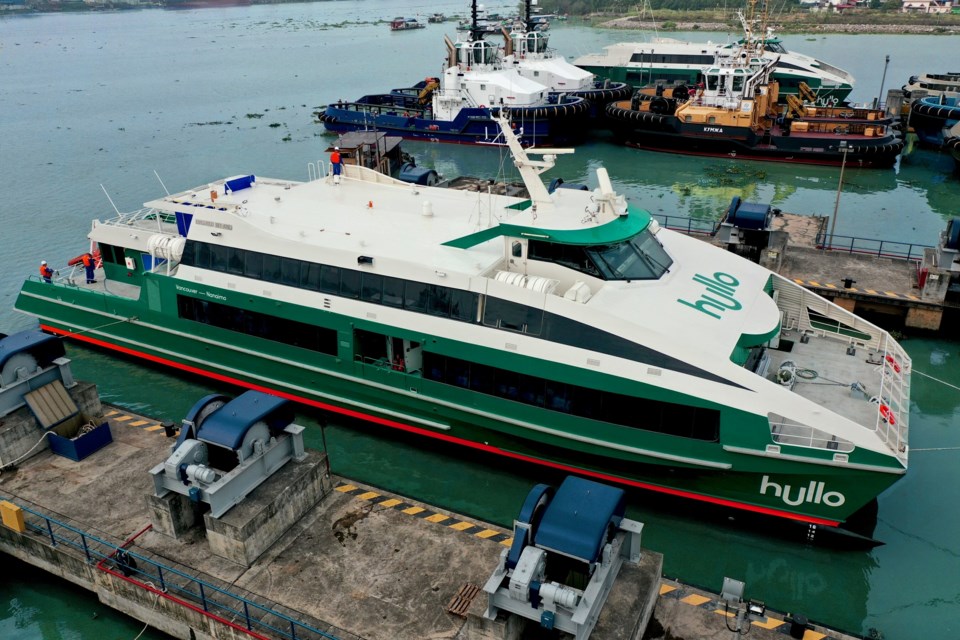 The Vancouver Island Ferry Company is unveiling it's branding and ferries for a new Vancouver to Nanaimo service.