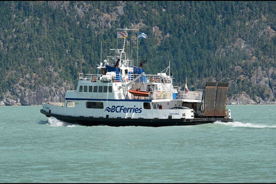 A former BC Ferries ferry, the Nimpkish (now known as the Midcoaster), is up for sale.