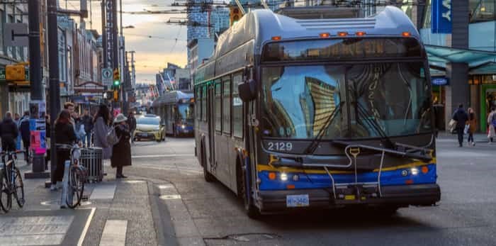 Vancouver Bus on Granville Street