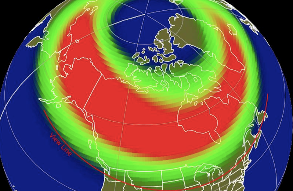 The Metro 鶹ýӳweather forecast only shows a few clouds on Monday, Sept. 16, 2024, and the northern lights are expected to dance across the continent.
