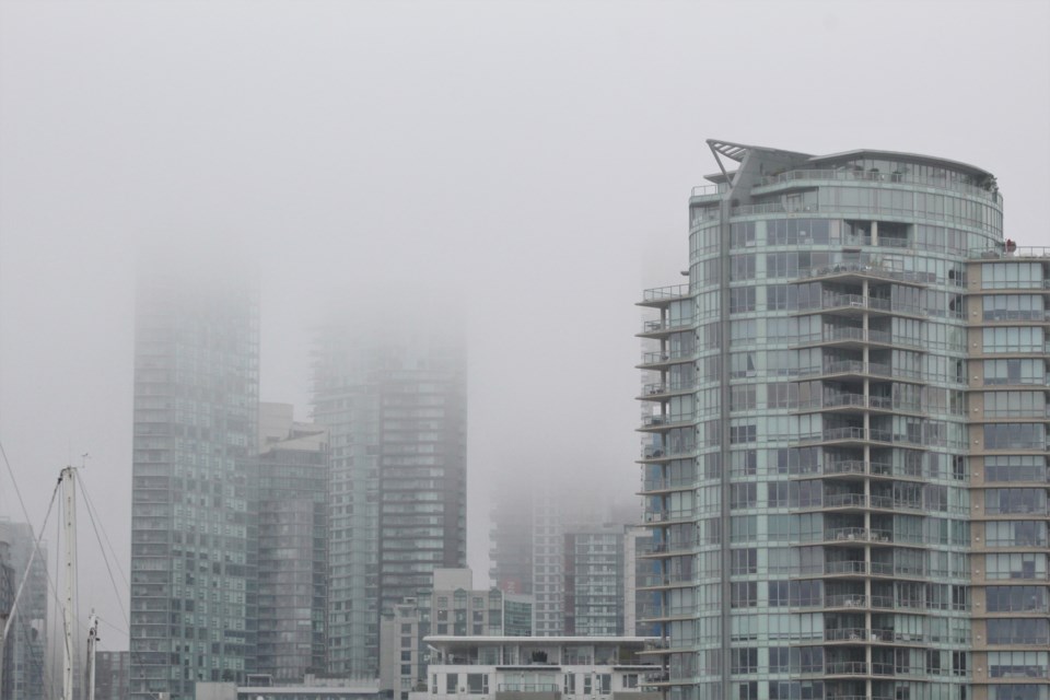 Fog-vancouver-glassbuildings