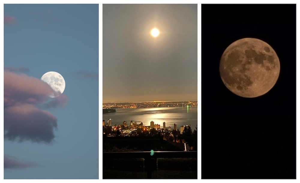 I residenti di Vancouver condividono le riprese di una gigantesca luna fragola