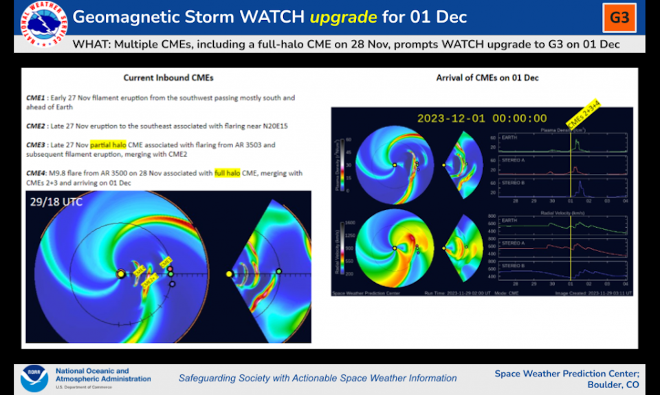 Clima en Vancouver: posible aurora boreal vibrante