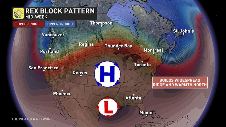 The Metro Vancouver weather forecast includes heavy rainfall as temperatures in Canada shift from a summery pattern, according to The Weather Network.