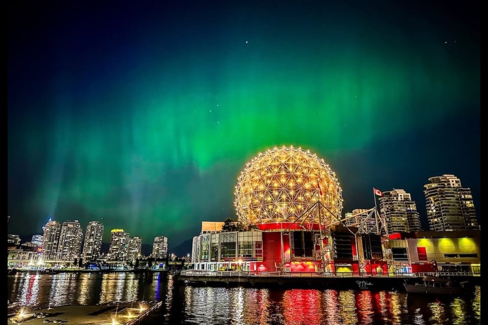 A Vancouver, B.C., local took two breathtaking photos of the aurora borealis on May 29 and June 1, 2025, following two powerful geomagnetic storms.