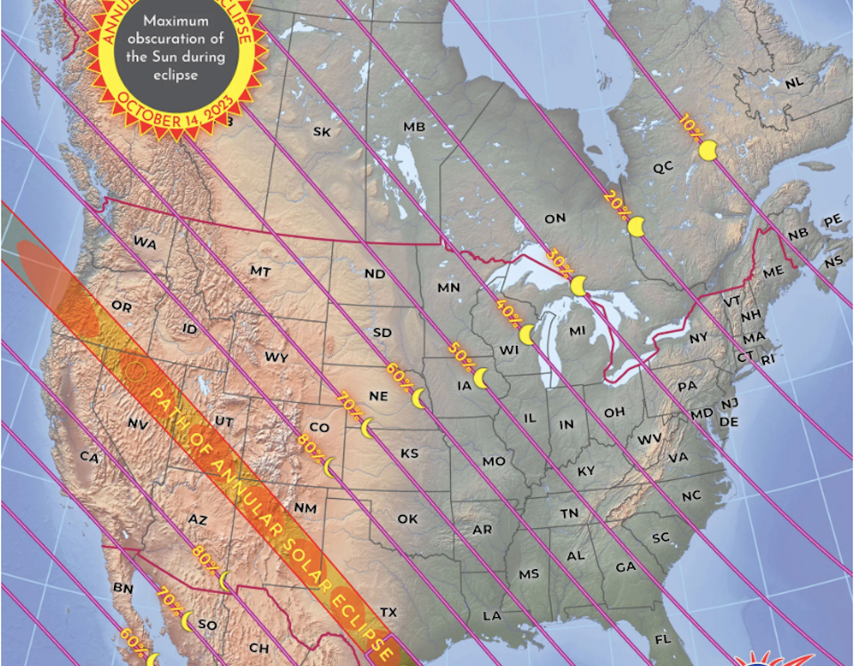 Meteo a Vancouver: come guardare l’epica eclissi solare del 2023