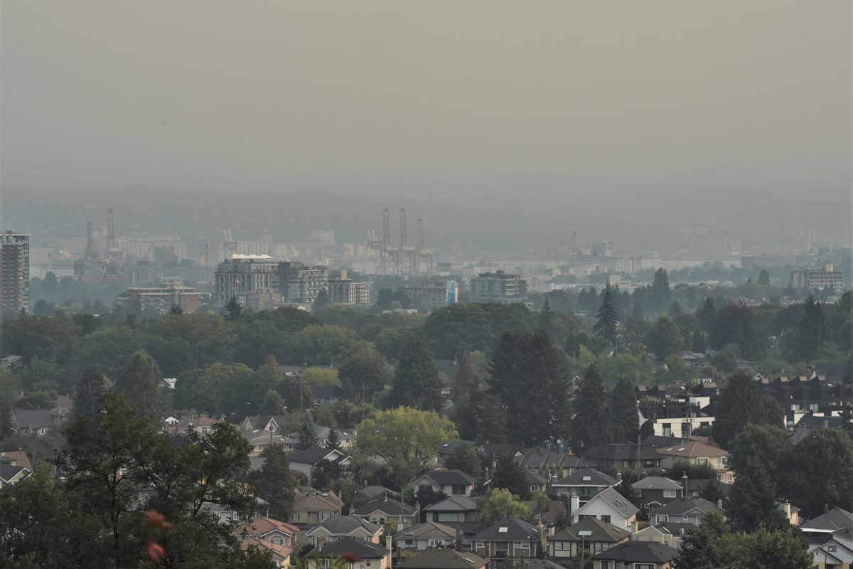 Voici à quel point l’air enfumé de Vancouver est mauvais en ce moment