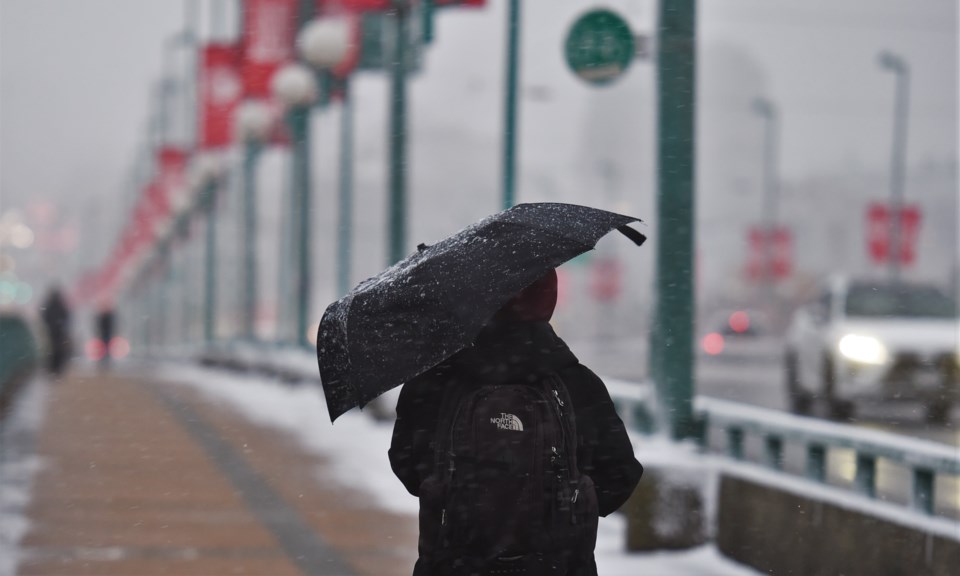umbrella-in-snow