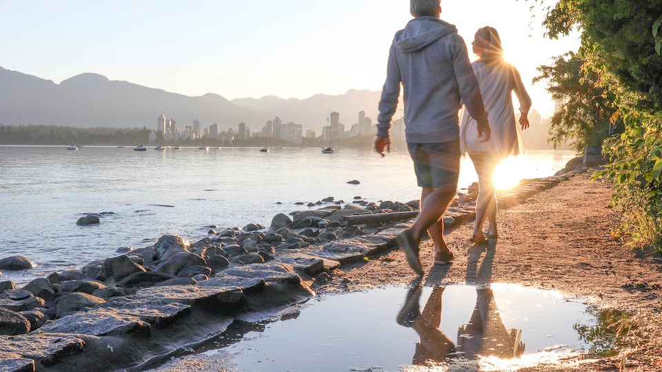 The seven-day forecast starting on April 21, 2025, shows sun before showers are expected to roll in places like Burnaby, Abbotsford, Surrey, and Richmond.