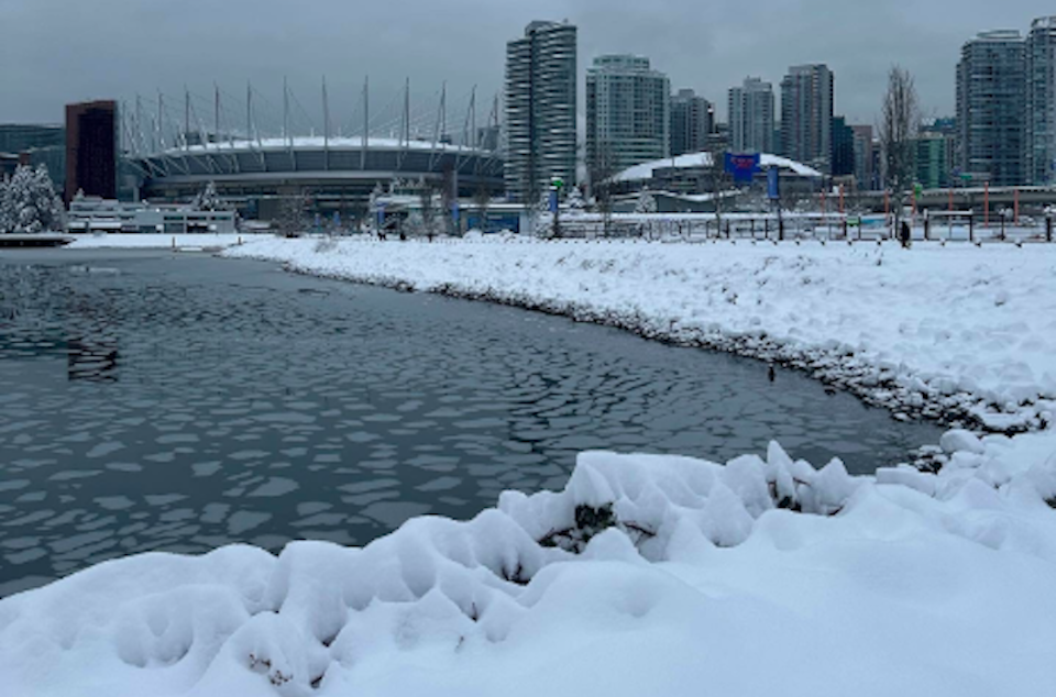 Tiempo en Vancouver: nieve, temperatura -22 C