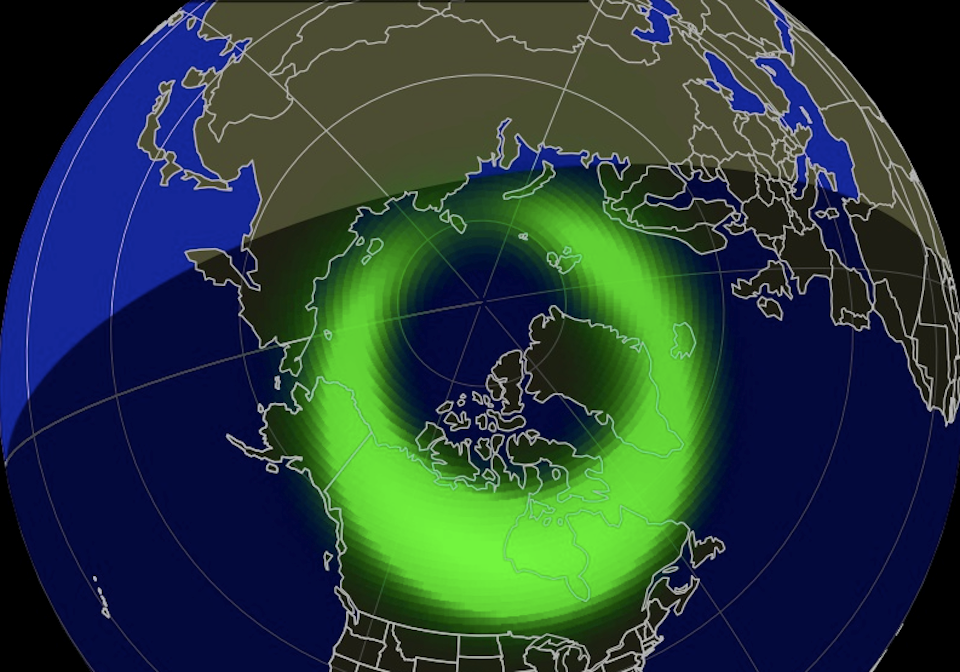 Meteo a Vancouver: le tempeste spaziali creano un’aurora boreale epica