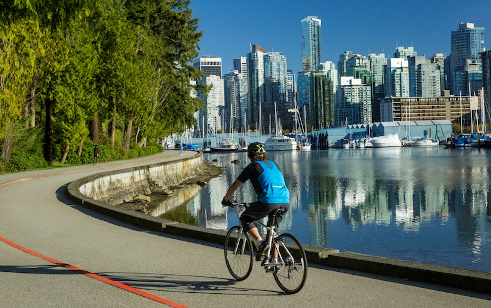 vancouver-weather-sunny-bike-ride-january-2024