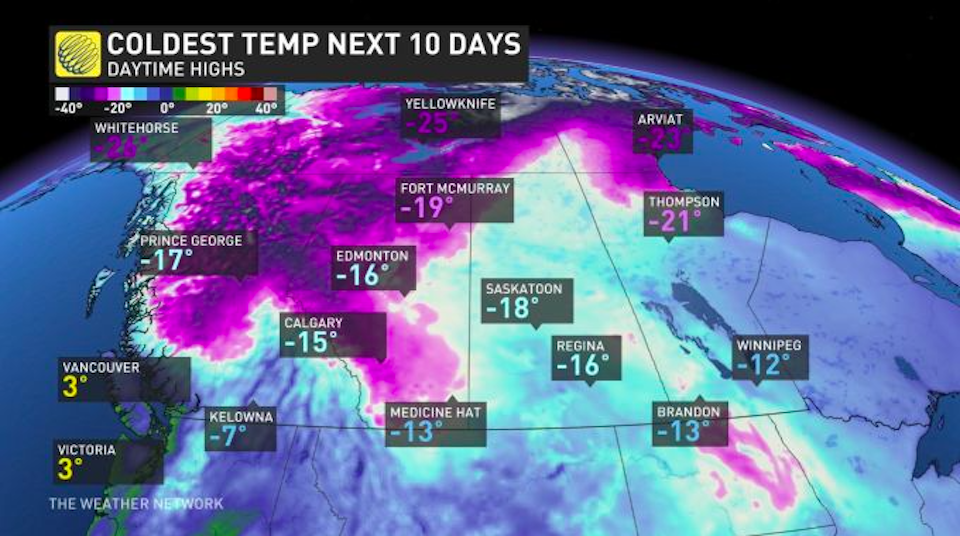 Météo à Vancouver : les températures devraient chuter