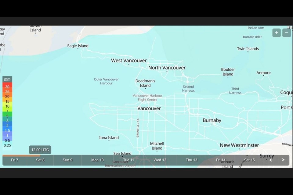 Light snowfall is expected for Vancouver the morning of Feb. 8, 2025, before the sun shines amongst cold temperatures.