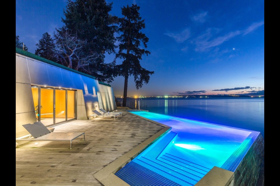 Priced at $30 million, the property at 2910 Park Lane is currently the most expensive luxury home in West Vancouver listed for sale on REW. Photo: REW