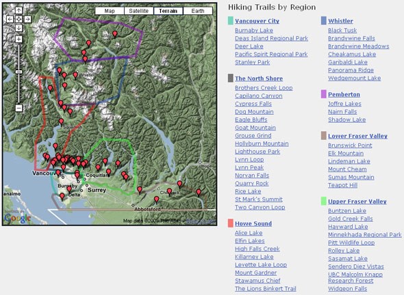 vancouvertrails