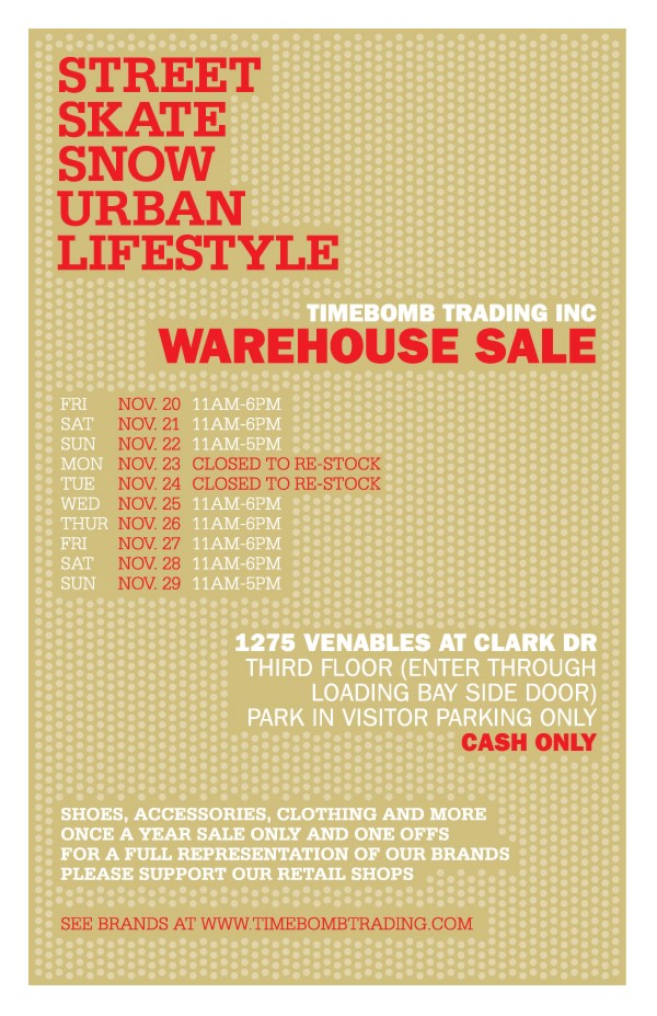 timebomb_sale_2009_poster