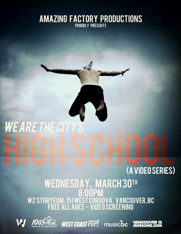 Amazing Factory proudly presents We Are The City's HIGH SCHOOL