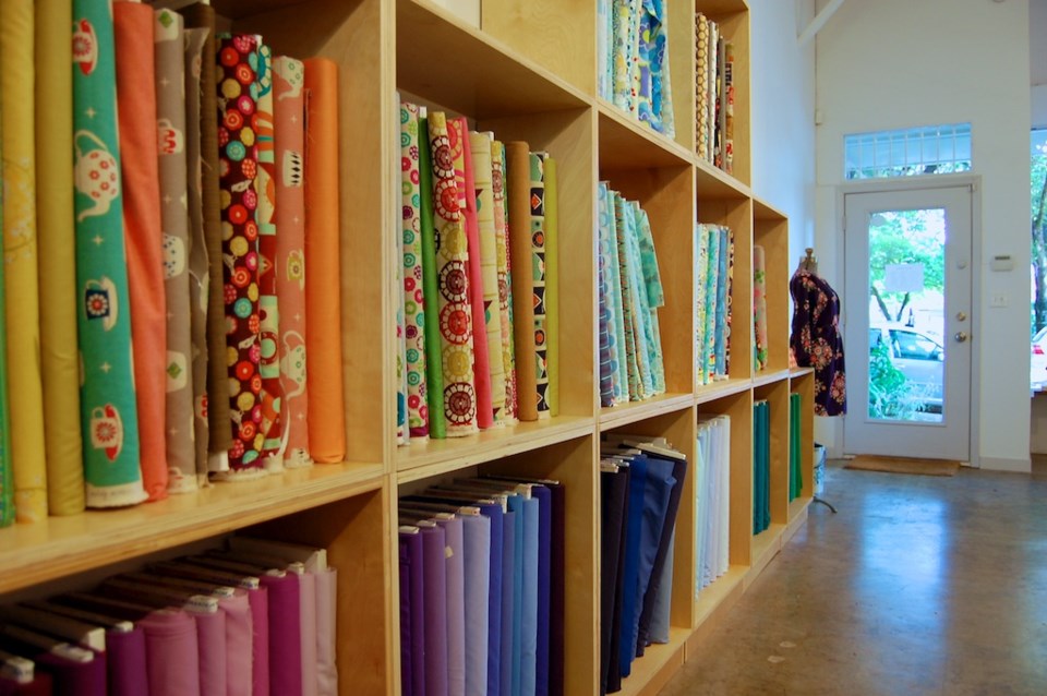 Fabric at Spool of Thread