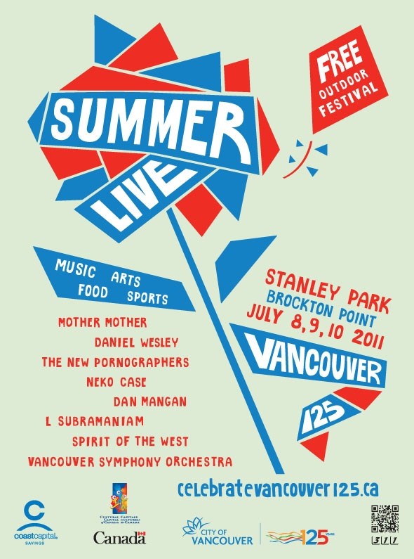 Summer Live final schedule announced! Vancouver Is Awesome