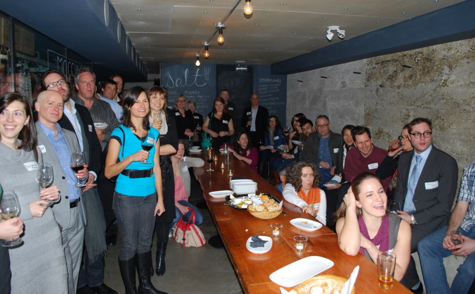 Power Plant Vancouver crowd at Salt Tasting Room