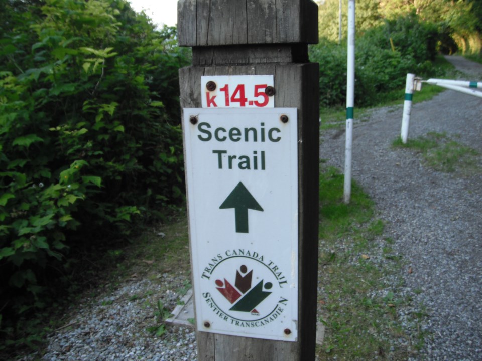 Scenic Trail Post The Trans Canada Trail