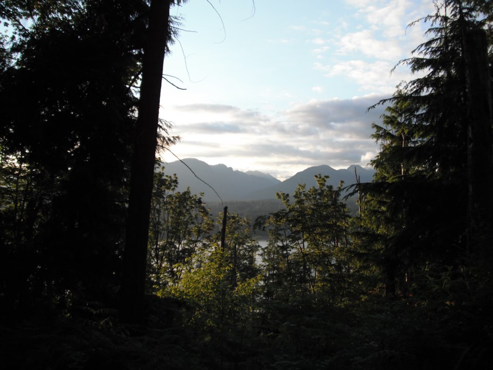 View on the Trans Canada Trail in Burnaby