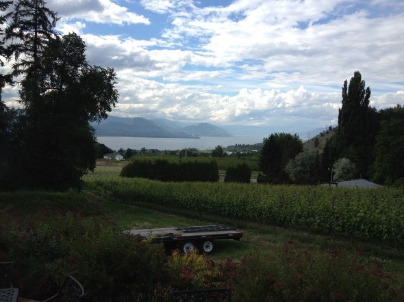 View from Hillside Estates Winery in Naramata, Penticton, British Columbia