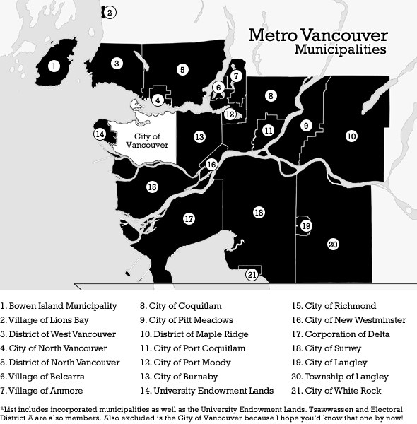 Metro Vancouver Municipalities