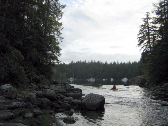 Squirrel Cove kayaking