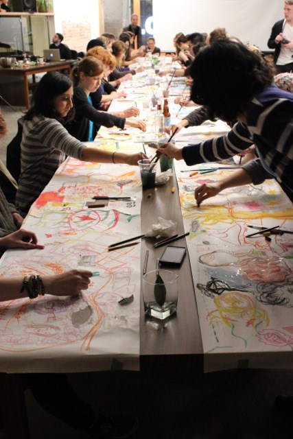 Late Nite Art, photo by Agnes Wisden.