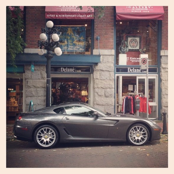 Grey Ferrari 599GTB