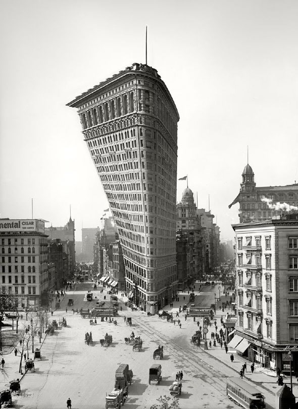  The Flatiron Building in New York, reimagined