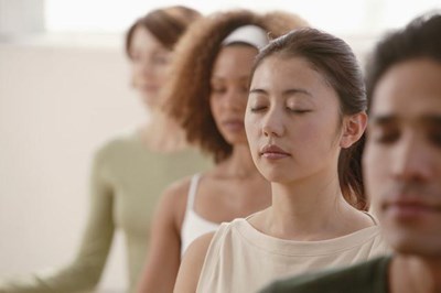 group meditating 3