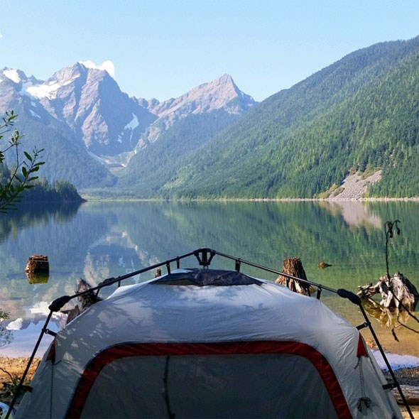  The warm months call for a tent on the beach