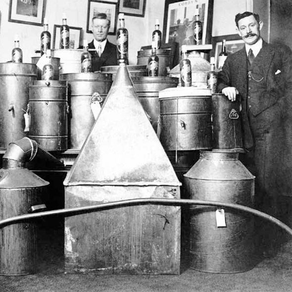  Members of the VPD's Dry Squad during prohibition. 1918.