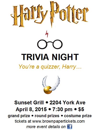 HP Trivia Poster