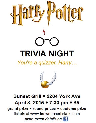 HP Trivia Poster