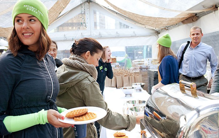  Eat Well Do Good Café serves up hot waffles to hungry Vancouverites.